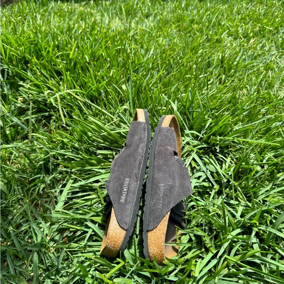 BIRKENSTOCK ARIZONA SOFT FOOTBED Suede Velvet Grey size 40 US 9.5 - Picture 7 of 13